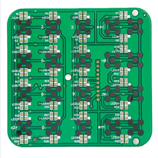 Double-sided carbon oilcircuit board